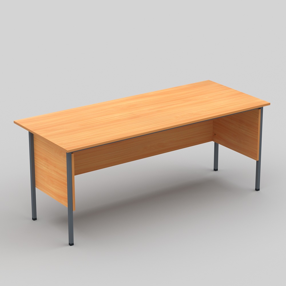 Mesa de acero y madera de comercio exterior simple mesa de personal negro fábrica de muebles de oficina transfronterizos mayorista Europa y América suministro de Oriente Medio