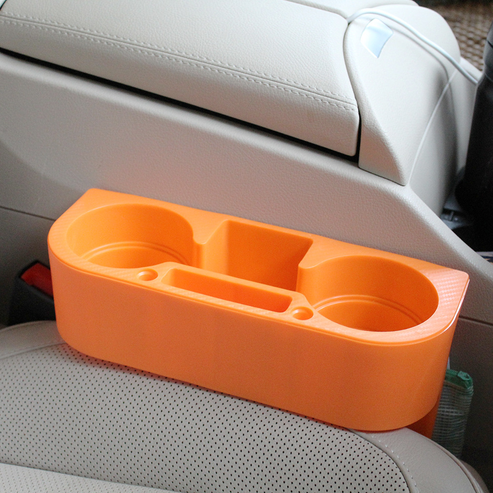 Caja de almacenamiento de grieta de automóvil transfronteriza, estante para bebidas, caja de almacenamiento de grieta de asiento de automóvil con patrón de carbono, caja de almacenamiento de automóvil personalizada