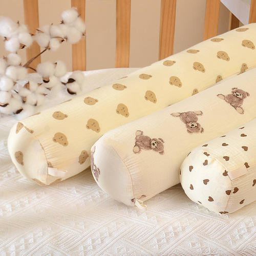 ins new cylindrical pillow baby side lying anti-vomiting baby long cushion children anti-collision fence pillow