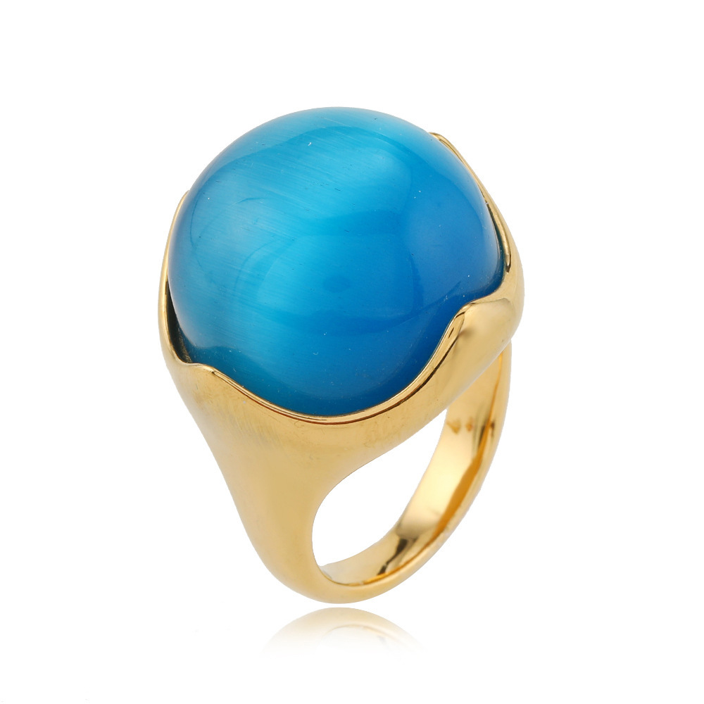 Blue, cat's eye