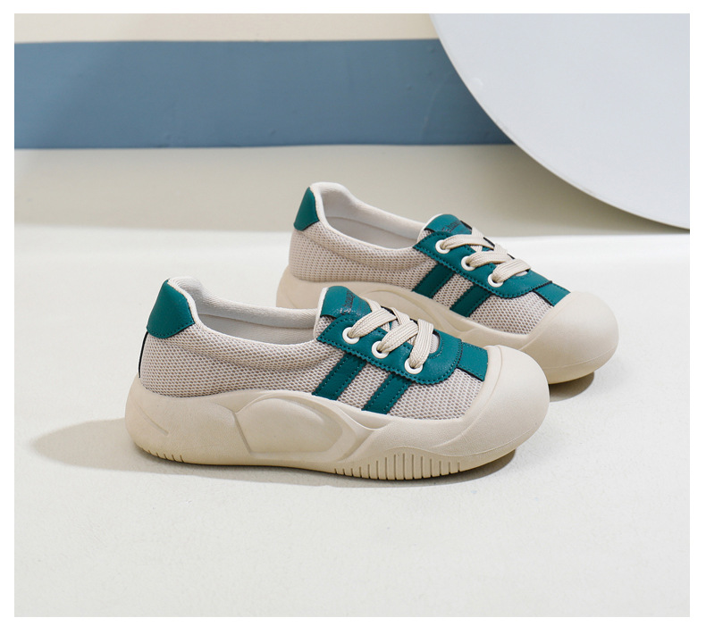 2024 verano nueva versión coreana ins blanco transpirable para mujeres, zapatos de tabla casuales de caña baja, zapatos de bizcocho de suela gruesa_voghion.com