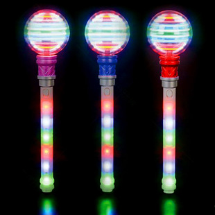 in stock Amazon led rotating flash stick electronic handheld concert children's luminous stick cheer stick