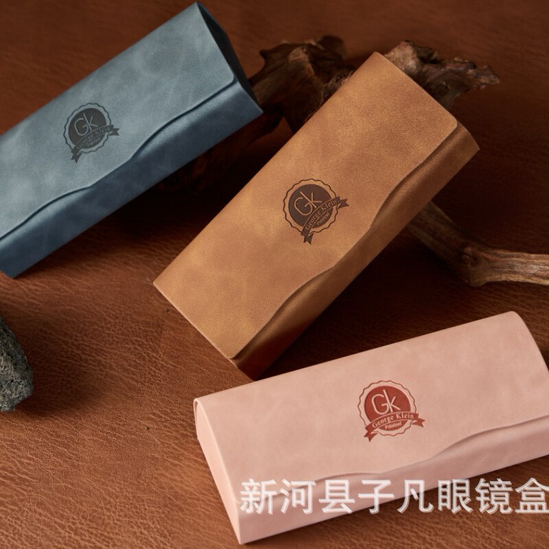 Handmade Glasses Case, Leather, Simple and Elegant, Student Myopia Glasses Case, Anti-Pressure and Anti-Pressure Fashionable Mirror Case with Logo Printing Handmade Glasses Case, Leather, Simple and Elegant, Student Myopia Glasses Case, Anti-Pressure and Anti-Pressure Fashionable Mirror Case with Logo Printing