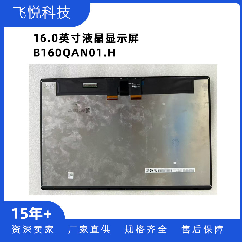 Auo 16.0inch Hp Laptop Portable Display Lcd Screen Assembly B160Qan01.H