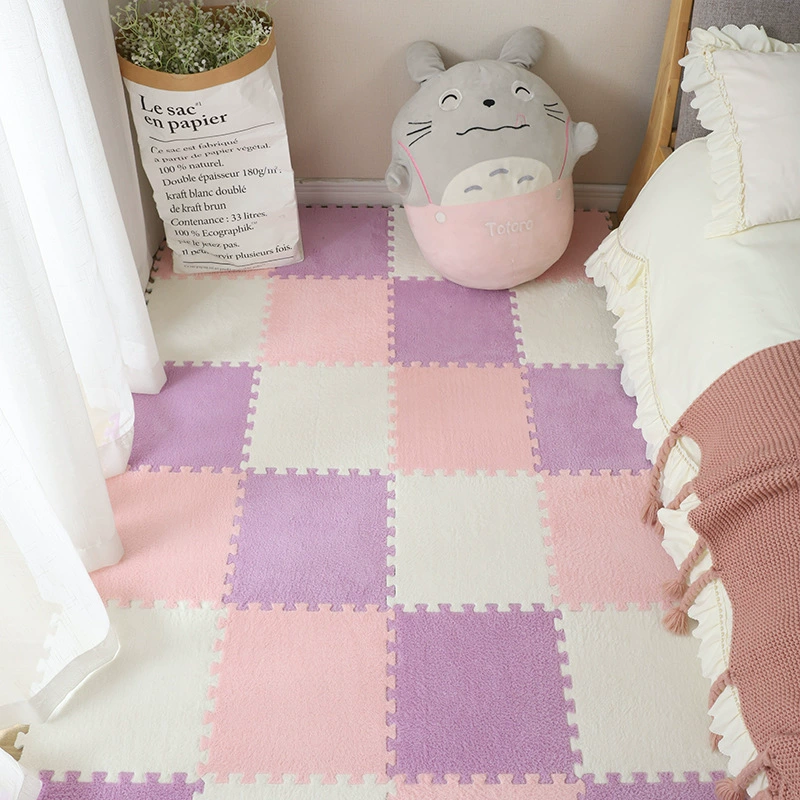 INS Wind Детская комната Полный магазин Flip -режим Foam Switching Plush Plush Plasma Carpet Bedroom