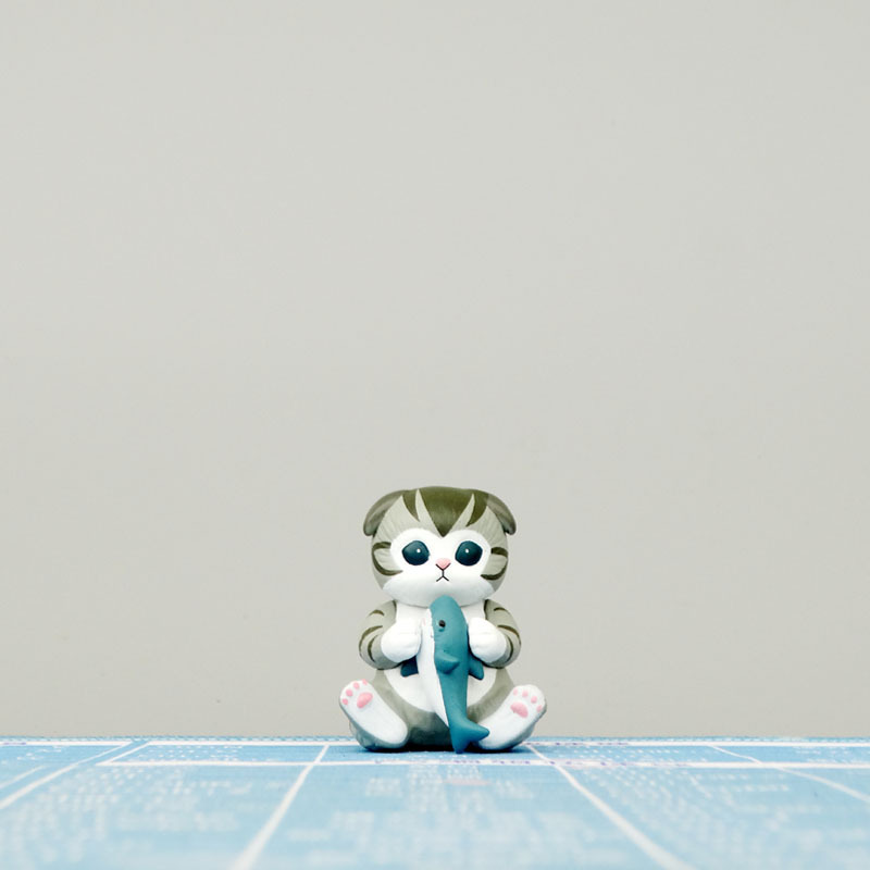 新しい箱入りサメ猫人形は6種類の盲箱を抱いて人形をつかむ装飾品を抱きしめるのが好きだ|undefined