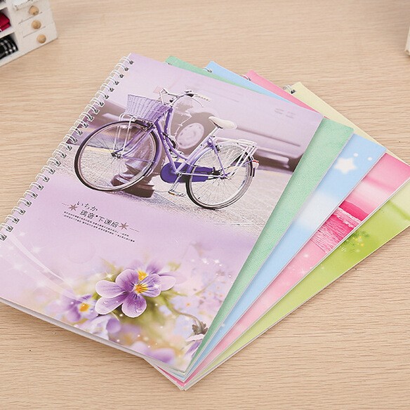 C1226 32K engrosado cuaderno de bobina cuaderno de cuadernos de cuadros image 4