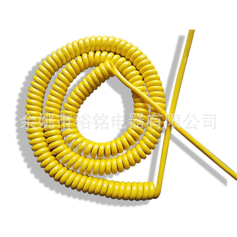 Spring Wire Pu 1.5 Square Cable Spiral Ethernet Cable Machinery Equipment Tpu Spiral Extension Cable
