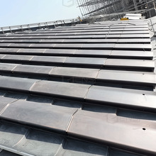 1.0mm金属屋面板古建筑拱形铜瓦外墙弧形连廊天花铺金属屋面止水