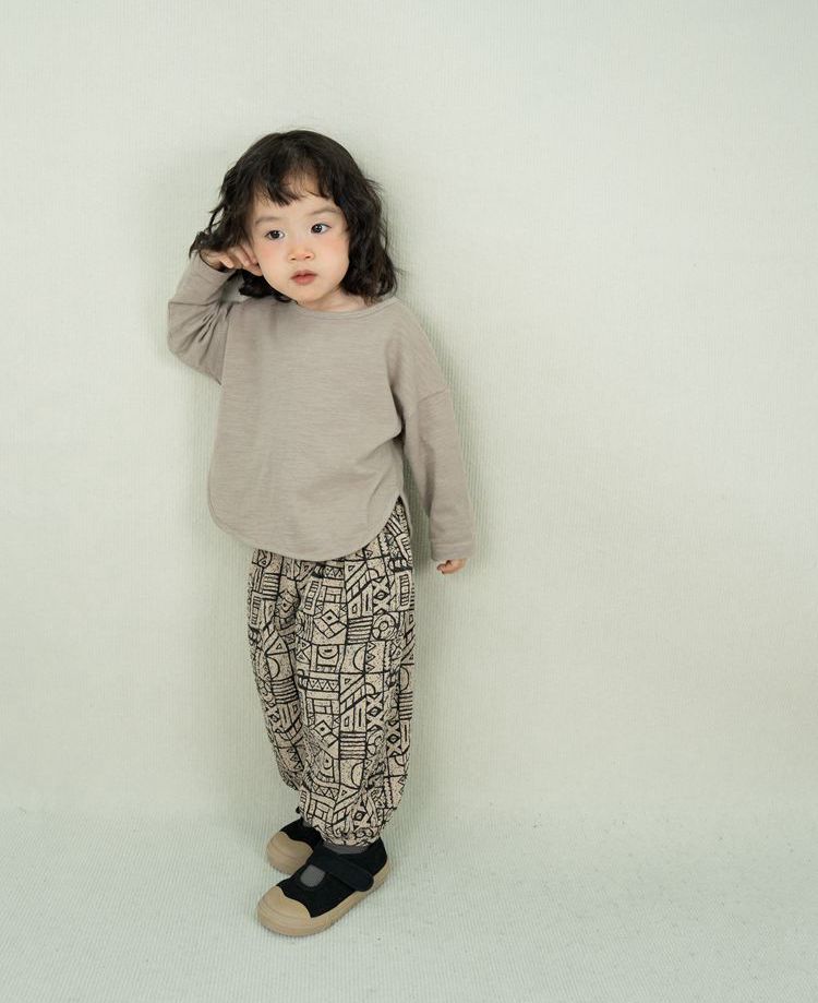 Maglietta a maniche lunghe per bambini Primavera Autunno Nuovo prodotto Edizione coreana Ragazzi e ragazze Maglietta a fondo largo in cotone di bambù_voghion.com