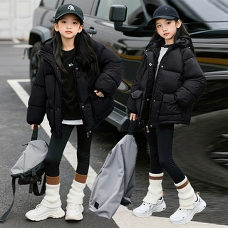 女童棉服2026新款洋气儿童冬装加厚保暖外套中大童女孩冬季棉袄潮
