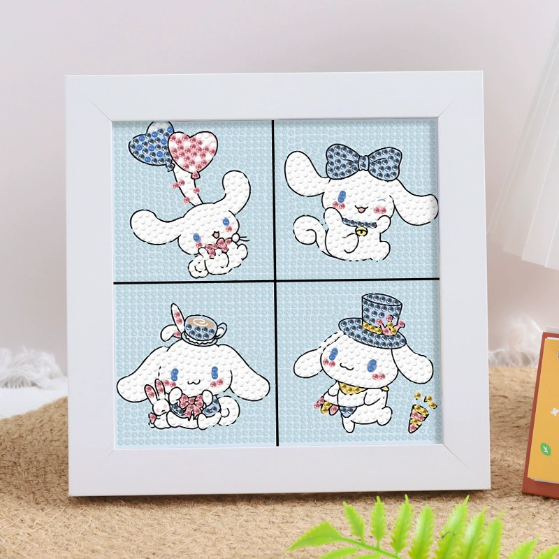 Набор для алмазной вышивки (Sanrio) Пикачу в раме, 17×17 см, комплект для полного стежка DIY