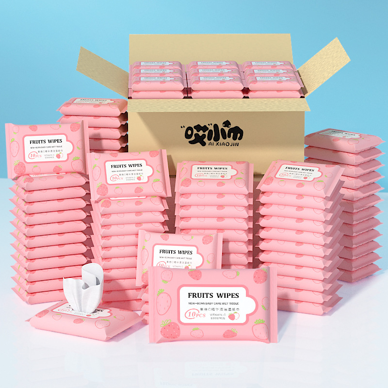 10 strawberries, 1 pack 