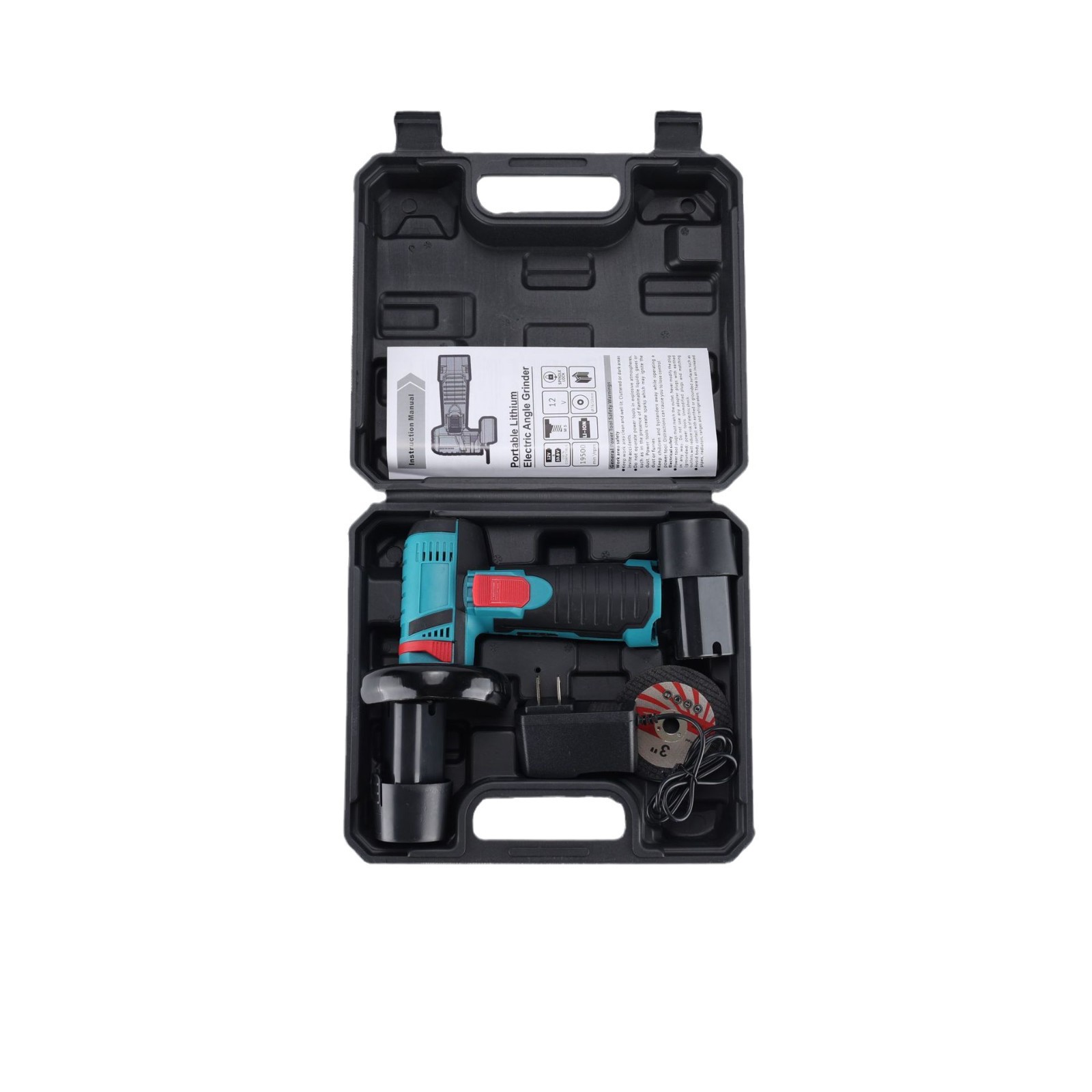 Mini cortador de 3 pulgadas afilador de ángulo pulido 12V casero de mano máquina de coser de belleza pequeña molienda