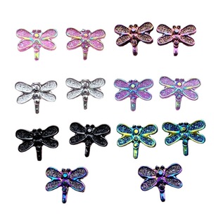 Cute resin small Dragonfly nail stickers decorative ear jewelry clothing decoration and other handmade DIY jewelry material accessories
