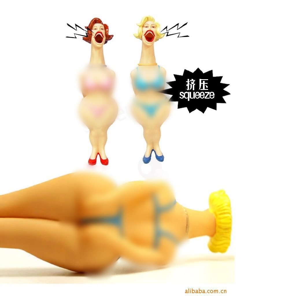 Factory direct sales of funny stress-relieving toys, prank toys, screaming women, howling women, and screaming beauties.