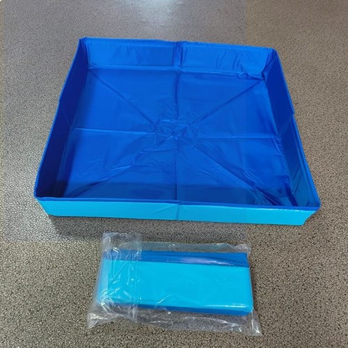 Square Foldable Pool, Pet Bath Tub, Swimming Pool, Foot Wash Basin, Cat Litter Box—Custom Labeling Available