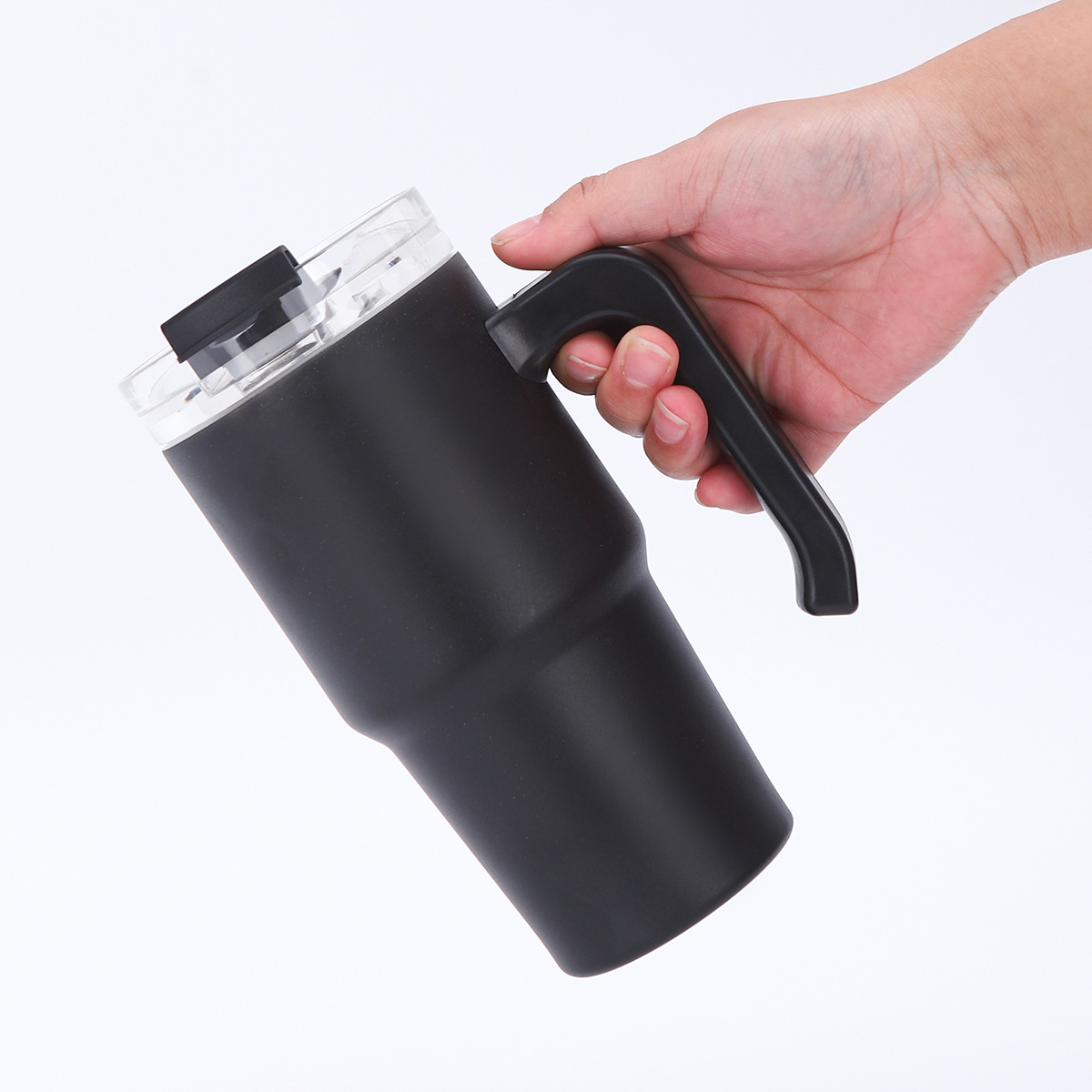 Cross-border nueva taza de automóvil de 20oz 304 taza aislante de paja de acero inoxidable taza de agua deportiva portátil con mango al aire libre