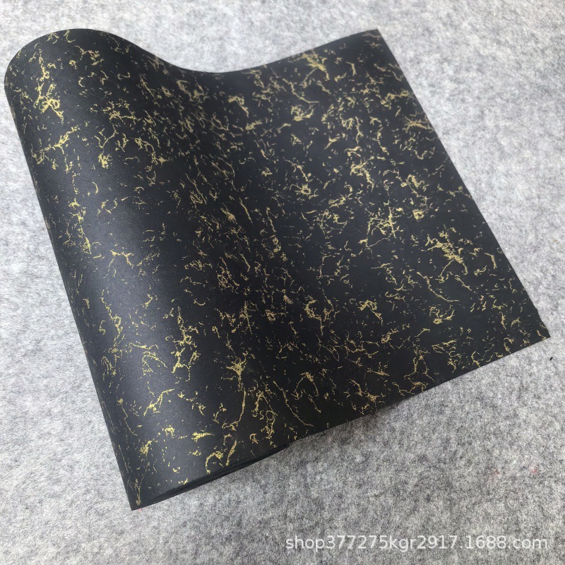 Papel de alambre de oro largo papel de dibujo de oro blanco Buda amarillo engrosado pincel de escritura práctica de caligrafía papel especial