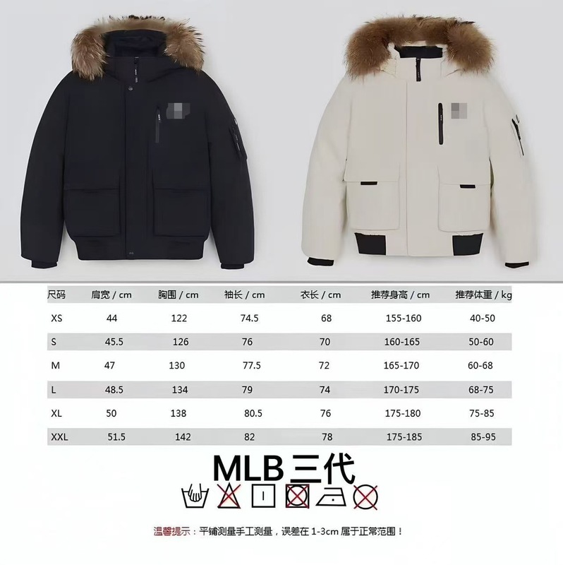 冬季新款 MLB羽绒服第三代极寒系列加厚男女同款连帽百搭羽绒外套|undefined