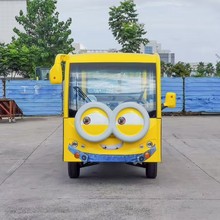 小黄人造型卡通款电动旅游观光车 | 主题乐园亲子景区吸睛载客工