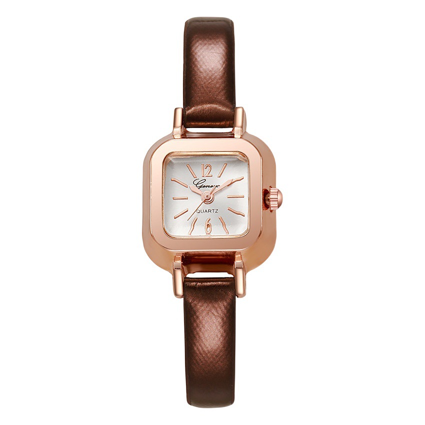 Reloj cuadrado retro simple para niñas pequeño reloj retro casual para estudiantes estilo coreano ins moda reloj para mujer