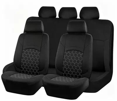 available for cross-border sales, Seat cushion, seat cover - black-9-piece-set-for-five-seats