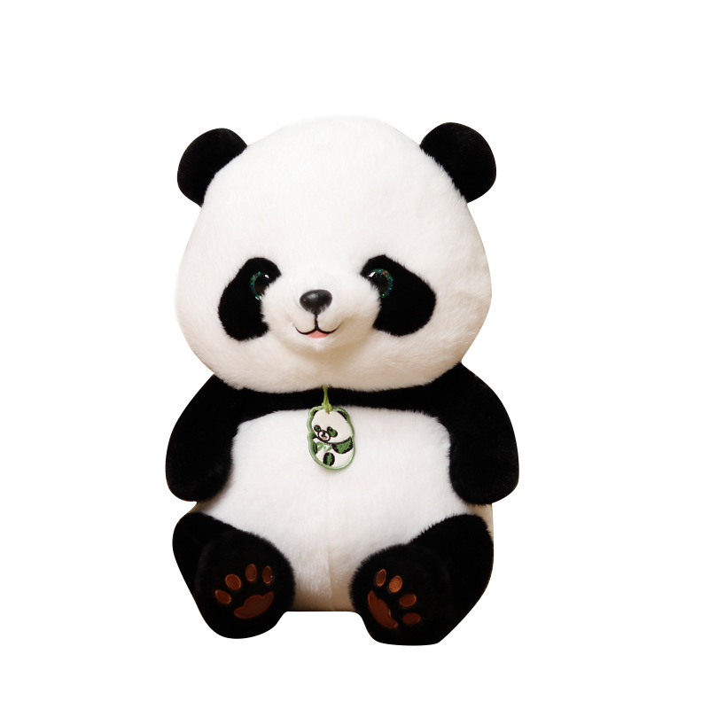 Panda Bebé juguetes de peluche panda gigante muñeca Sichuan Chengdu Panda馆 muñeca de simulación panda WenChuang alrededor