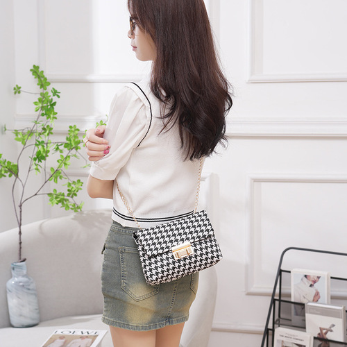 Birdcage Leopard Print Shoulder Bag, Small Square Bag, Fashion Trend, Convenient Lock and Chain Crossbody Bag