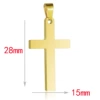 Positive Cross Golden 28-15 No Chain