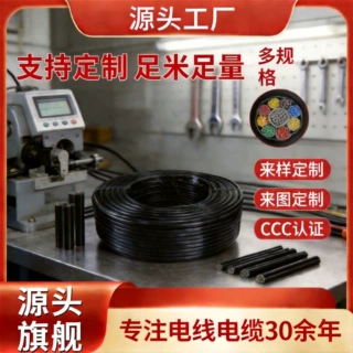国标RVV电线多规格定制加工来图打样护套线铜芯电源线电缆