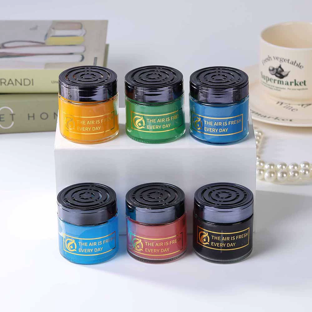 Новый автомобильный ароматерапевтический автомобильный парфюм, автомобильные твердые ароматические украшения, долговечный легкий аромат, освежитель воздуха, оптовая продажа