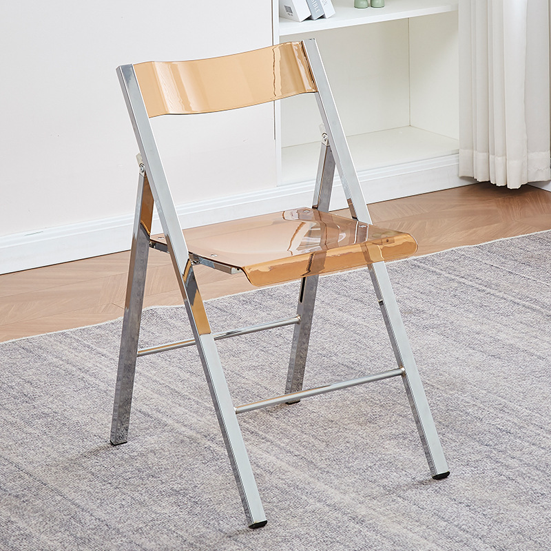 투명한 노란색 (도금 된 다리)