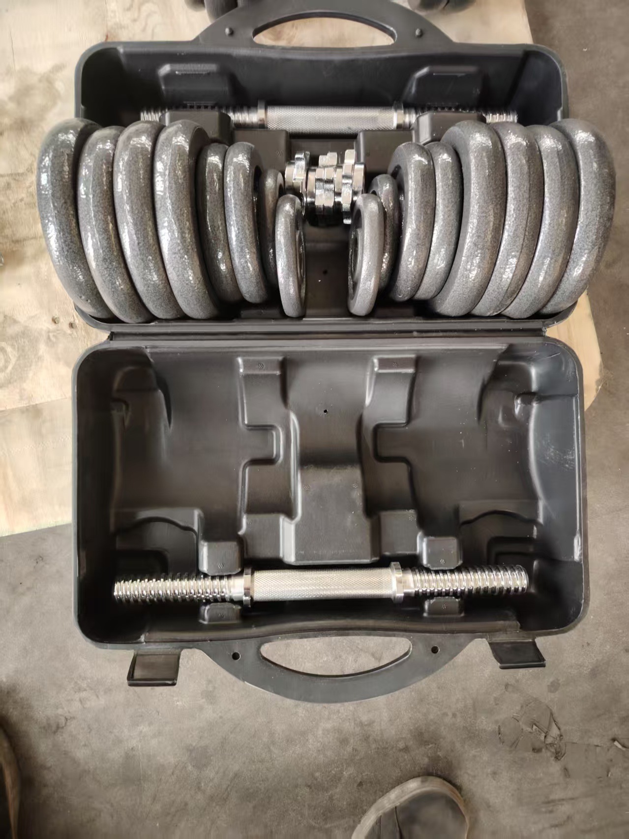 30kg Hantelset Heimtraining Kommerziell Fitnessstudio Fitnessgeräte Lackierte Hanteln Set