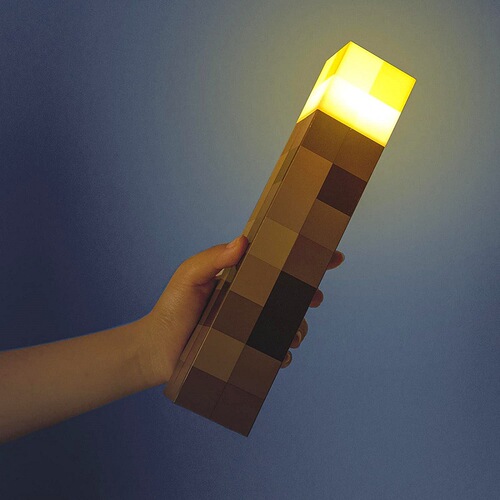 Minecraft peripheral diamond ore lamp color changing potion bottle torch torch model gift night light