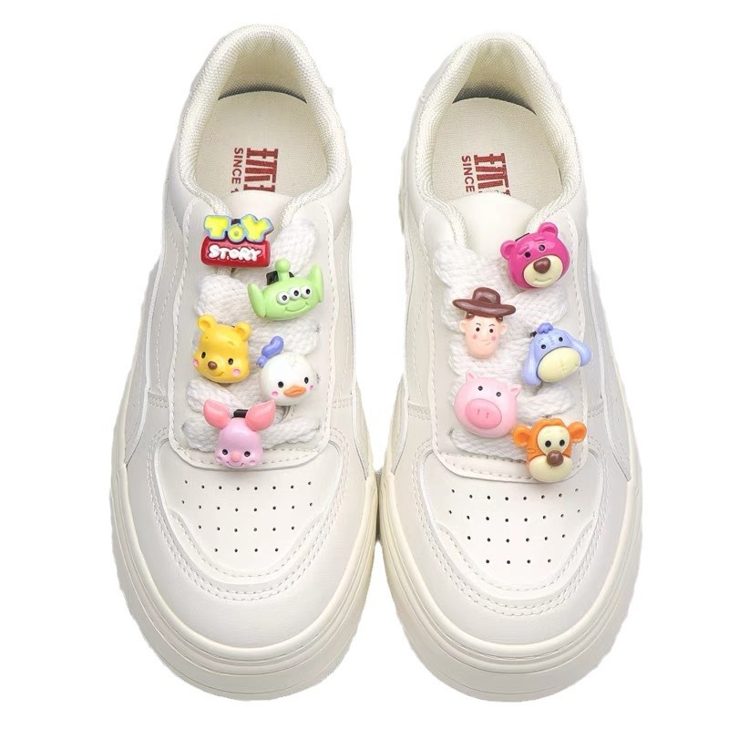 Serie de dibujos animados diedi cub accesorios de resina zapatos lienzo zapatos personalidad decoración diedi zapatos cordones accesorios de resina