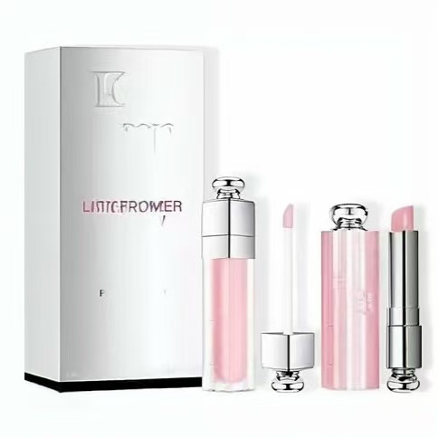 Kit de cuidado labial con bálsamo de color y hidratación, 3 piezas