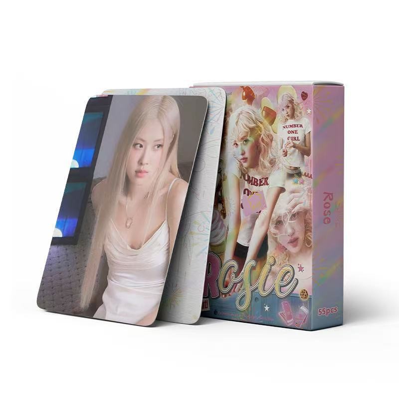 Cadena total, una gran cantidad de stock, 55 hojas de tinta BT SK IVE ATEEZ KPOP, estrellas coreanas alrededor de LOMO