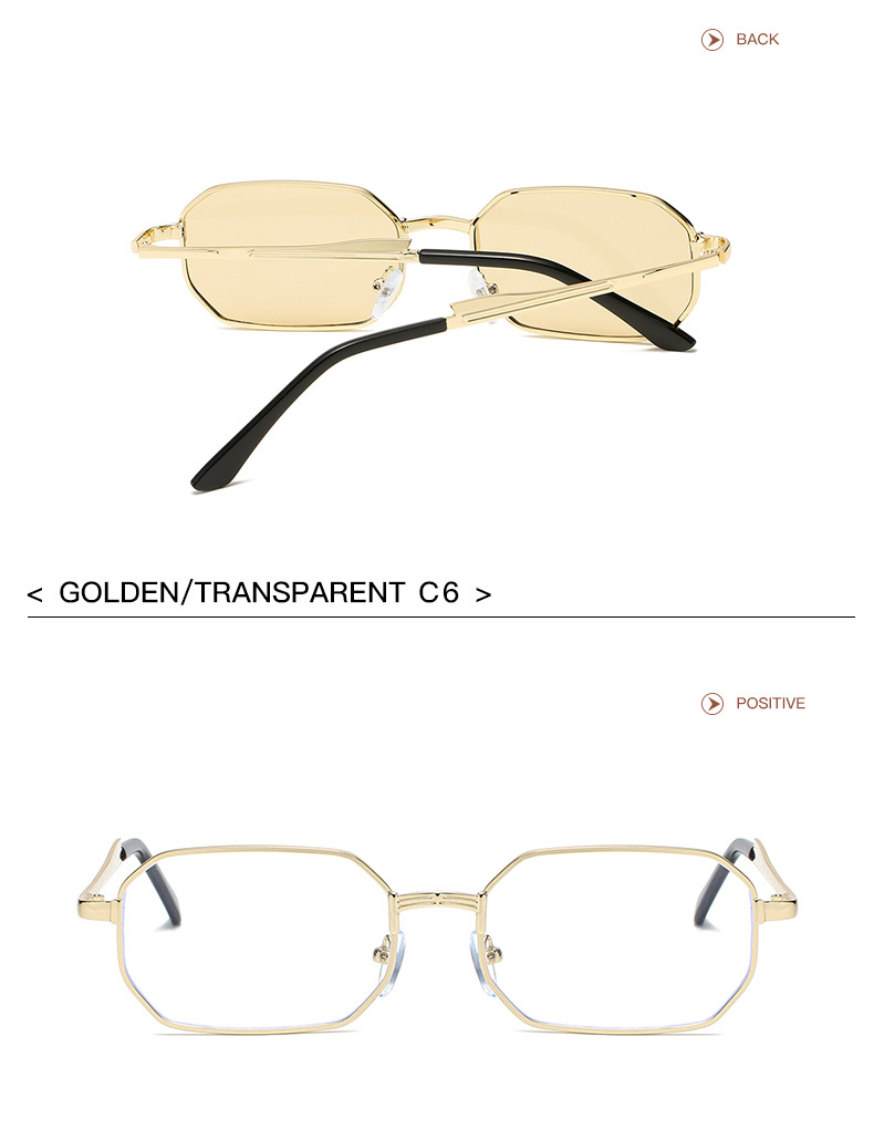 45g Weight Full Frame Glasses Structure Sunglasses Classification Ac, UV400 Protection Lens Material Square Glasses Style Casual, Travel Occasion Solid Color Pattern All Seasons Season Unisex Gender Hip-Hop, Retro Style Hip-Hop Retro Solid Color Ac UV400 Protection Square Full Frame Women's Sunglasses 19