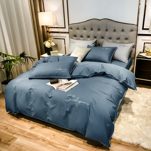 Customized Hotel Linen, Hotel and B&B Set, 40-Count High-Density Cotton Four-Piece Bedding Set Wholesale