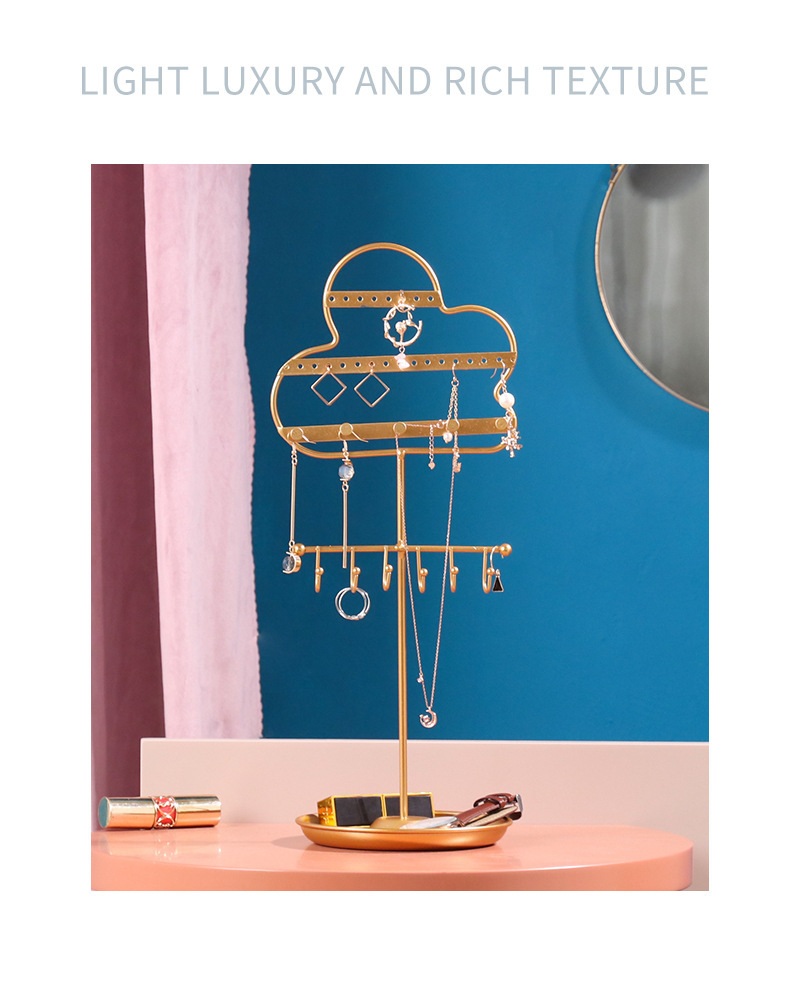 Nihaojewelry Wrought Iron Wall-mounted Jewelry Stand Wholesale Accessories display picture 7