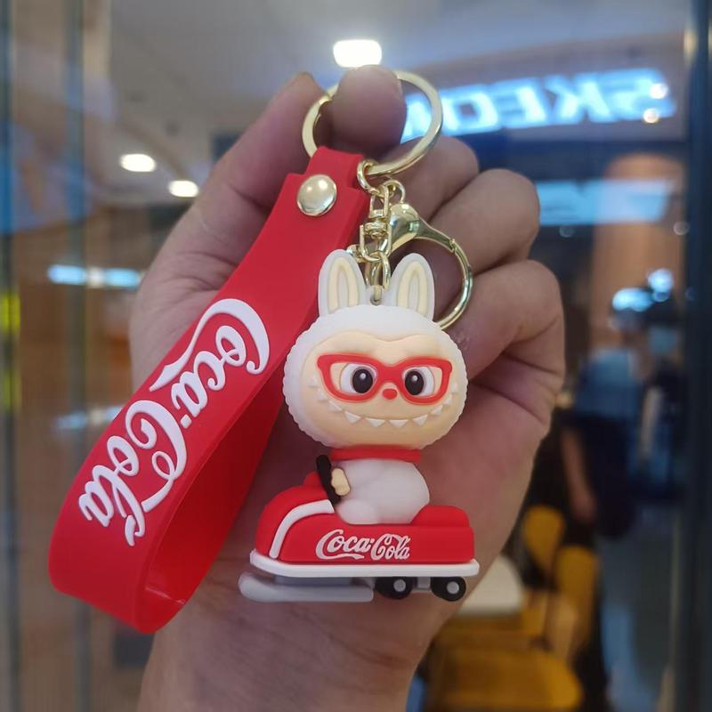 クリエイティブホットスタイルラブブキーホルダー漫画リトルシープペンダントおもちゃベビーグラバーかわいいキーチェーンリング卸売|undefined