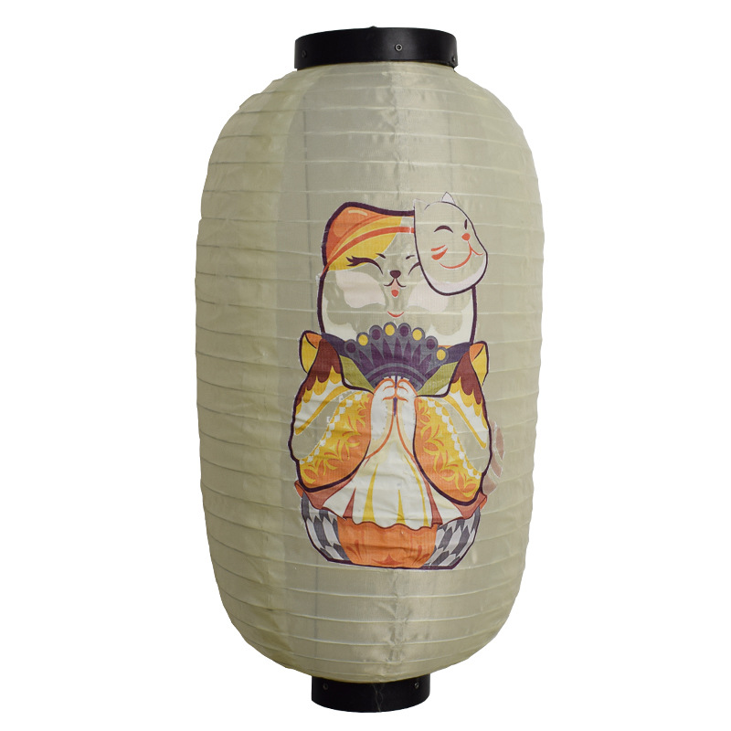 Lucky gato estilo japonés melón lámpara flor Cerezo estilo japonés coreano linterna cocina japonesa restaurante jujiu casa chandelier Decoración