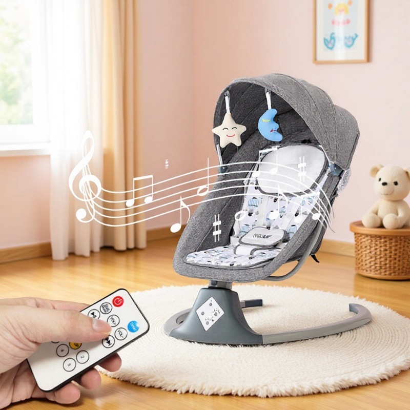 Children's Rocking Chair, a Magic Tool for Soothing Babies, Baby Cradle Chair with Foreign Trade Safety Certification