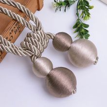 一对装欧式档次窗帘挂球流苏配件扣绑带绑绳装饰吊穗