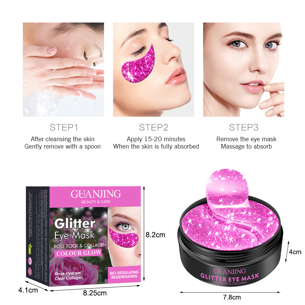 Starry GUANJING Collagen Sky and Moisturizing Nicotinamide Eye Brightening Mask_voghion.com