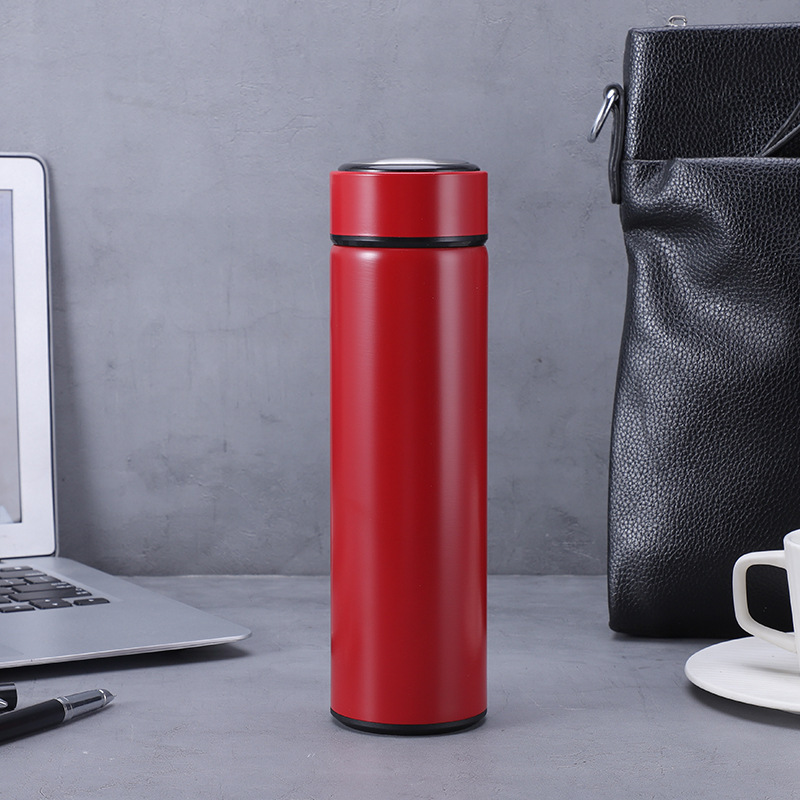 Taza de vacío LED inteligente de acero inoxidable 304, medición de temperatura, personalizada