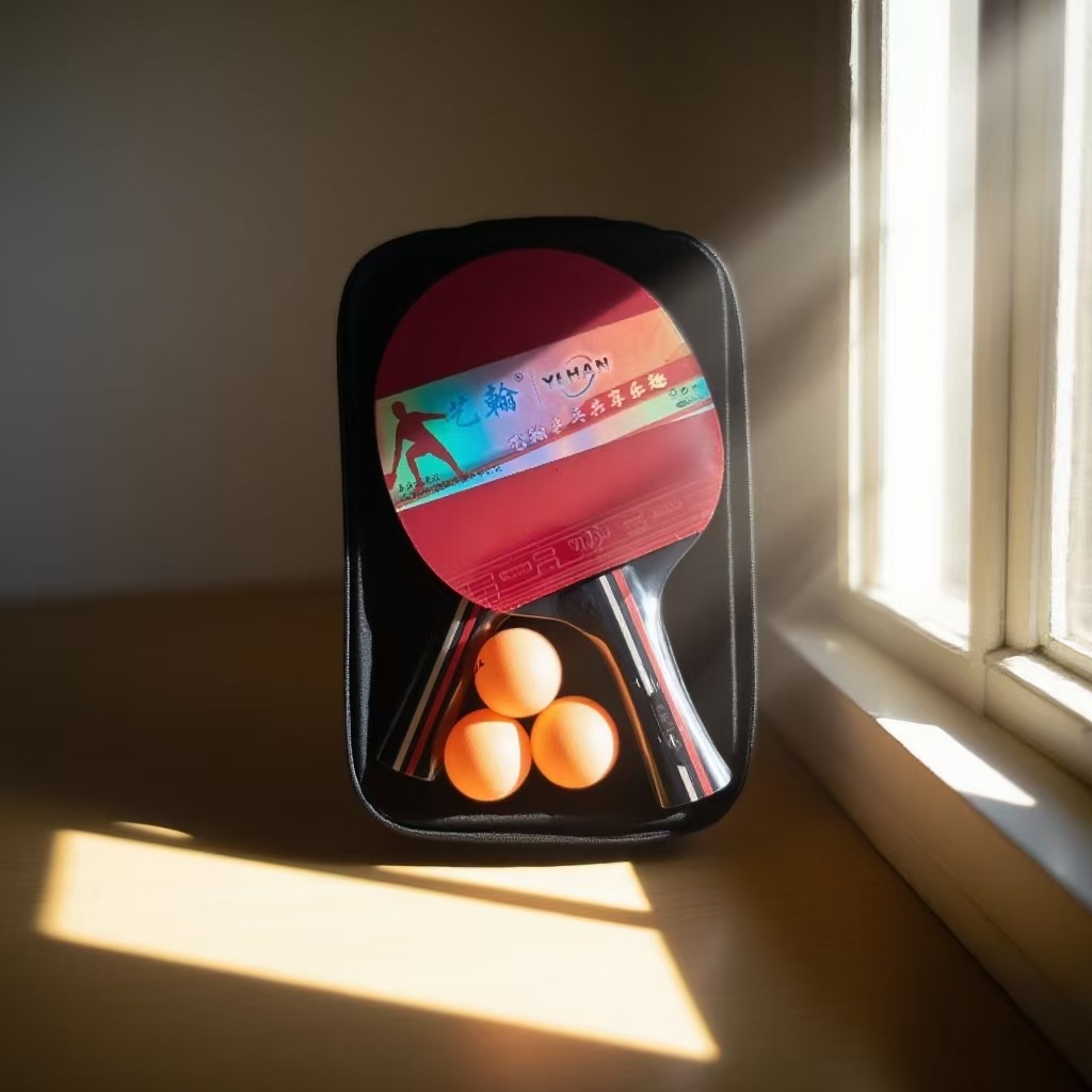 Yihan Samsung High-End Table Tennis Racket Square Bag Student Adult Training Entertainment High Elastic Table Tennis Board Set