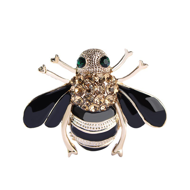 Cute Bee Brooch Pin Decorative Accessory For Clothes And Dresses_voghion.com