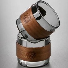 玻璃茶杯套装男士功夫茶杯高档防烫茶盏茶具家用喝茶的杯子小茶杯